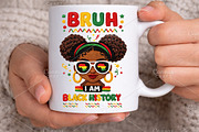 Bruh I Am Black History PNG, an Illustration by Canvas Craft (Thumbnail 4 of 6)