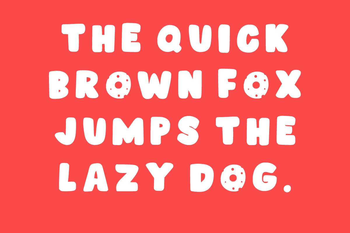 Choco Donut Sweet Font, a Handwritten Font by Fourteen Letter (Photo 6 of 6)