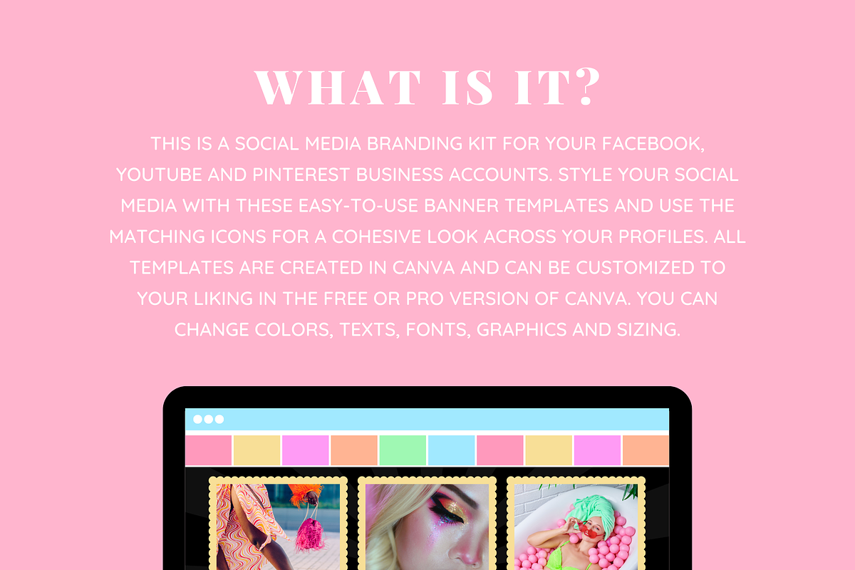 Pastel Neon Social Media Banners, a Social Media Template by SunshineStudioBoutique (Photo 2 of 8)