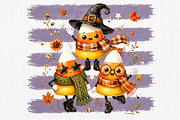Halloween Candy Corn Sublimation PNG, a Seasonal Illustration by Rose Art (Thumbnail 4 of 4)