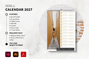 Minimal Wall Calendar 2027 Template, a Stationery Template by MstArtwork (Thumbnail 4 of 5)