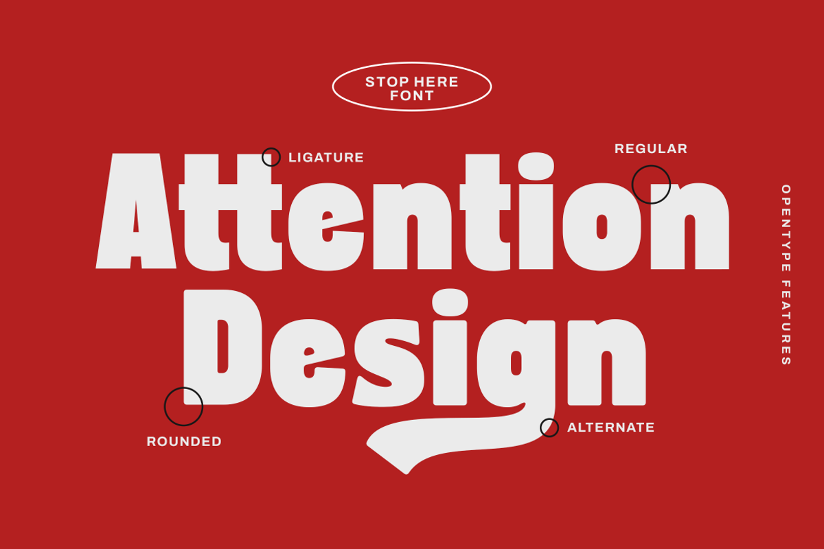 Stop Here -  Bold Sans Font, a Sans Serif Font by Lettersiro (Photo 6 of 8)
