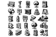 Green Living Eco Icon Set, an Object Graphic by RT Studio (Thumbnail 2 of 4)