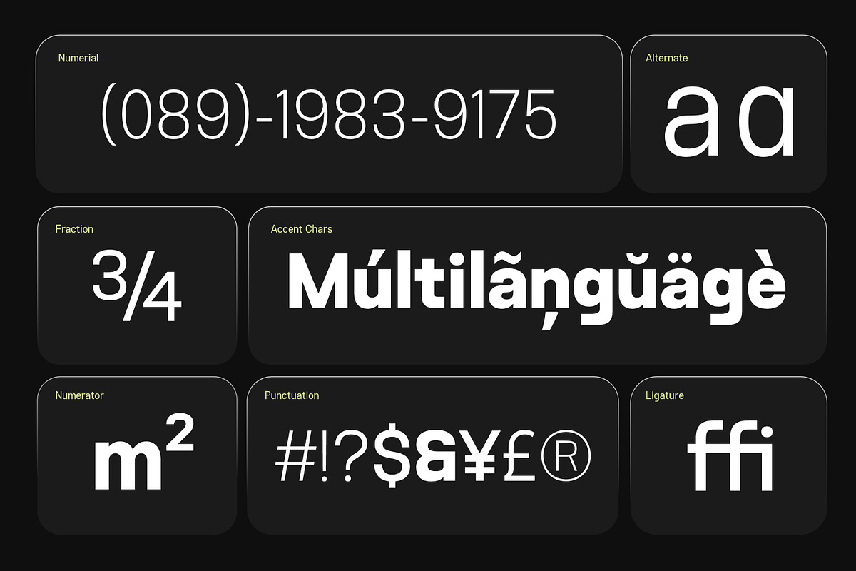 Nostard Font, a Sans Serif Font by Glyphminds Studios (Photo 5 of 10)