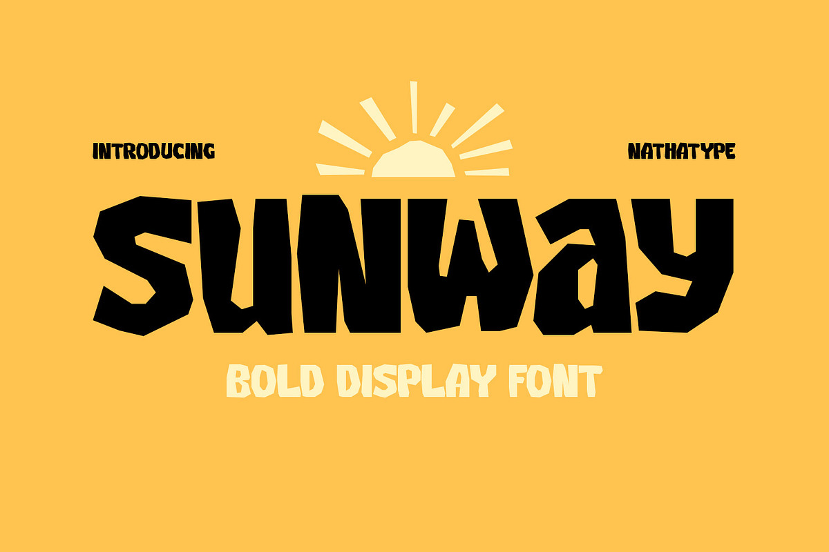 Sunway, a Symbol Font by Nathatype (Photo 1 of 11)