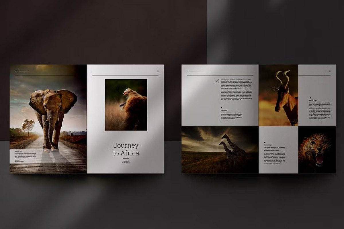 Photography Portfolio Template, a Brochure Template by adekfotografia (Photo 6 of 11)