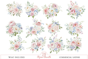 Pastel Wildflower Clipart Bundle, an Illustration by MockupWizard (Thumbnail 3 of 5)