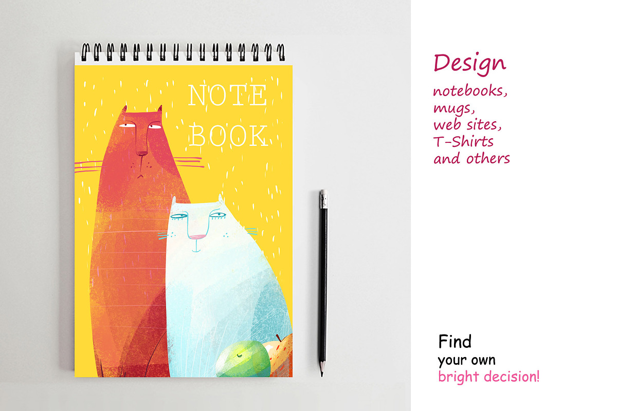 Still Life with Cat - poster creator, an Illustration by Zooza Art (Photo 9 of 10)