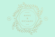 Floral + Frame, a Decorative Illustration by EightHourDay (Thumbnail 2 of 4)