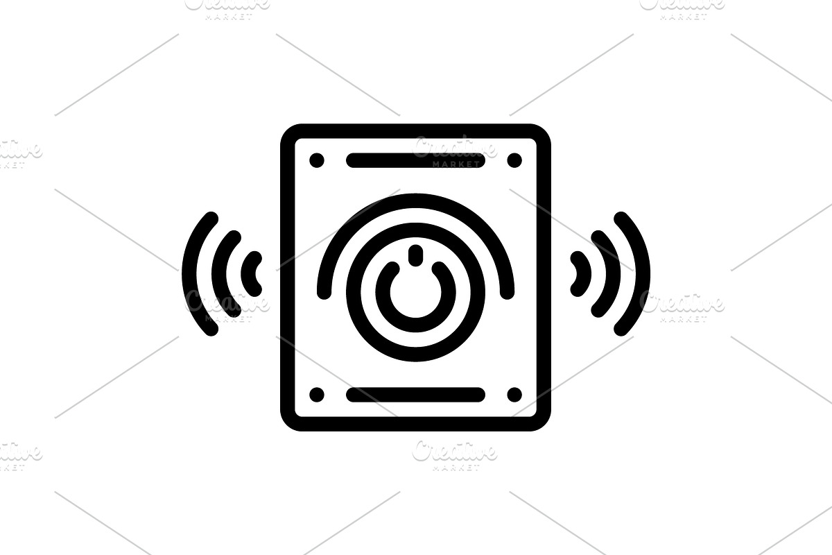 Volume music black icon, an Outline Icon by Creative priyanka