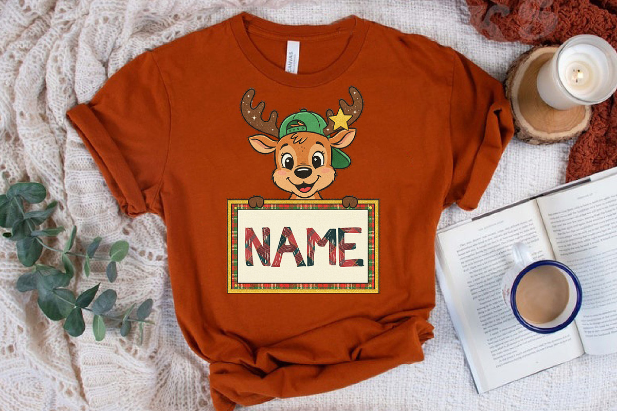 Personalized Christmas Kids Name Png, an Illustration by Libby Wishes (Photo 7 of 9)