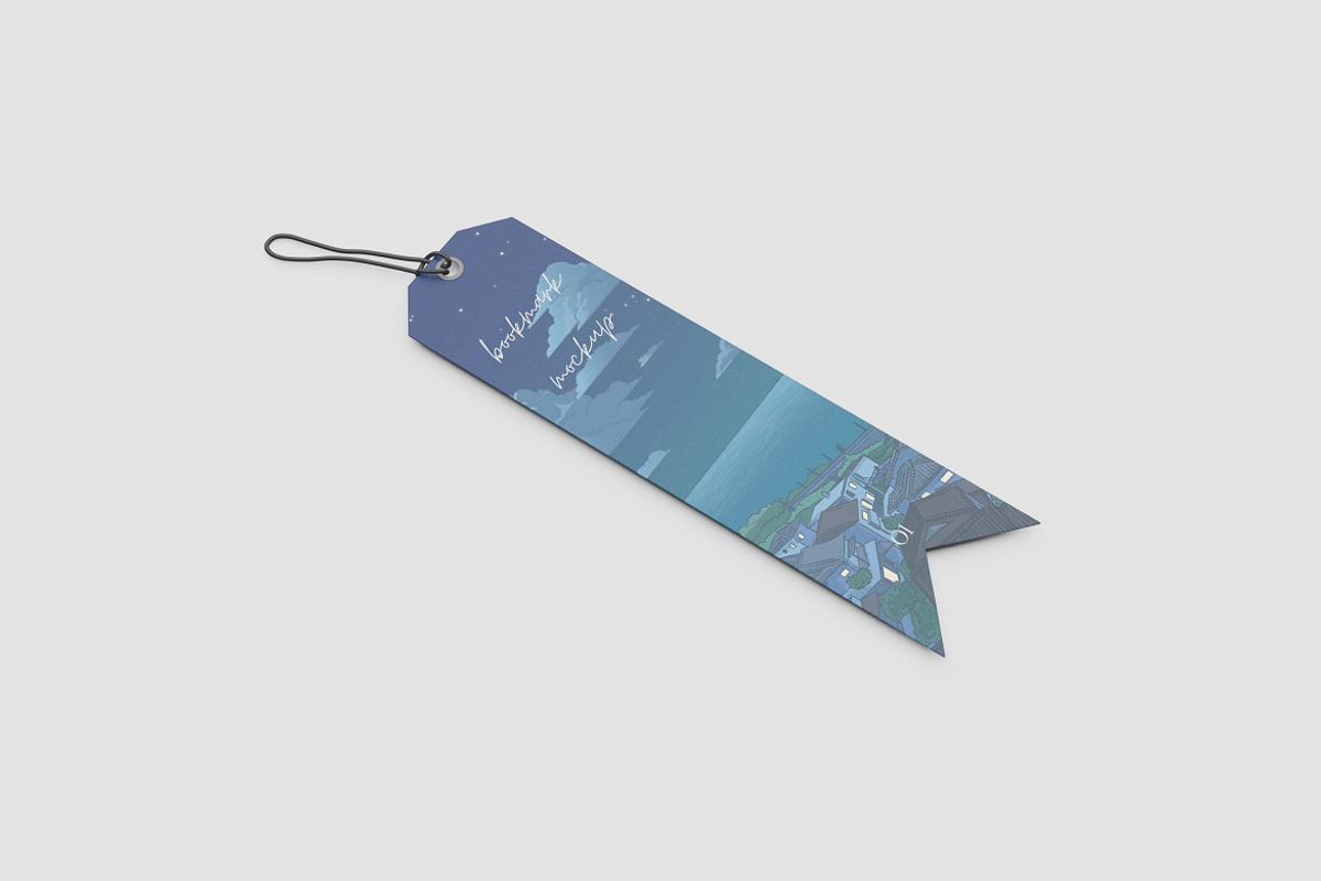 Bookmark Mockup, an Advertising Mockup by YurnalisPerix (Photo 2 of 5)