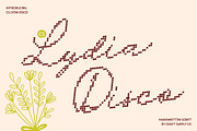 CS Lydia Disco, a Script Font by Craft Supply Co. (Thumbnail 1 of 8)