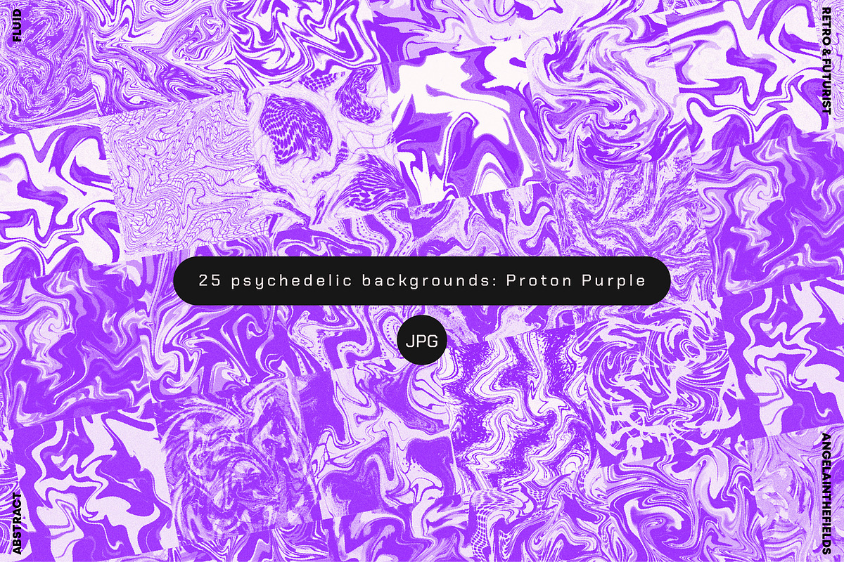 Duotone Psychedelic Textures, a Texture Graphic by angelainthefields (Photo 5 of 9)