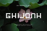 Ghijonh, a Font by puji_hartono (Thumbnail 1 of 5)