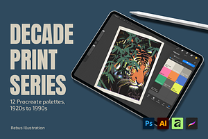 Decade Print Series Palettes