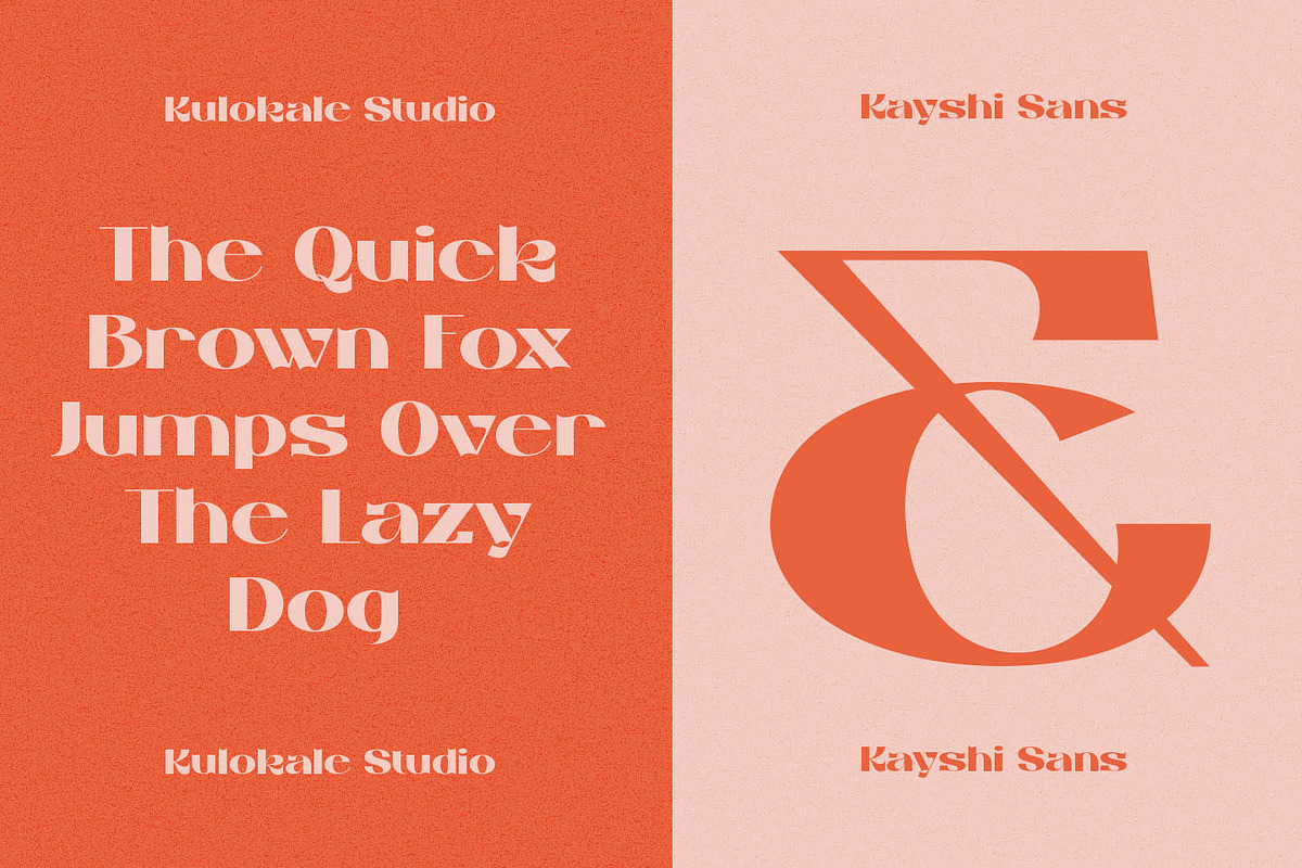 Kayshi Sans Stylish Display Font, a Sans Serif Font by Kulokale (Photo 3 of 10)