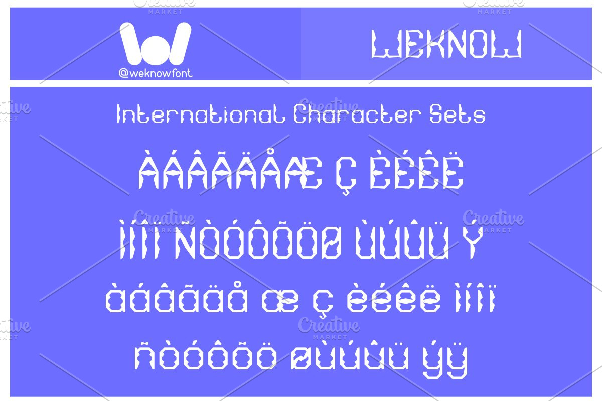 Scientific View font, a Font by weknow (Photo 7 of 8)