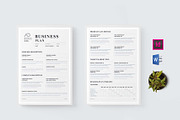 Business Plan | MS Word & Indesign, a Stationery Template by design_hut (Thumbnail 1 of 7)