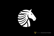 Horse Head Minimal Logo, a Branding & Logo Template by Vectorium Studio (Thumbnail 2 of 3)