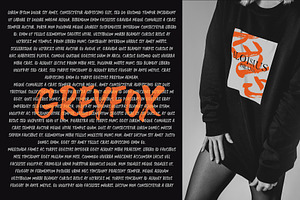 Greyfox Duo Dry Brush Font