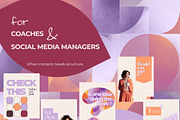 Instagram Carousel Canva Coaches, a Social Media Template by MOAROShop (Thumbnail 4 of 8)