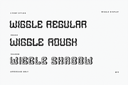 Wiggle Display Font, a Font by GRPXSTORE (Thumbnail 2 of 4)