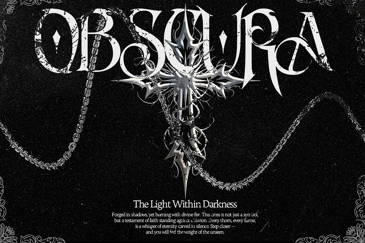 Dreadglyph – Metal Horror Typeface, a Serif Font by Inviline.co (Photo 9 of 17)