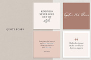 Blush Vibes Instagram CANVA PSD, a Social Media Template by Edit & Go Templates (Thumbnail 3 of 8)