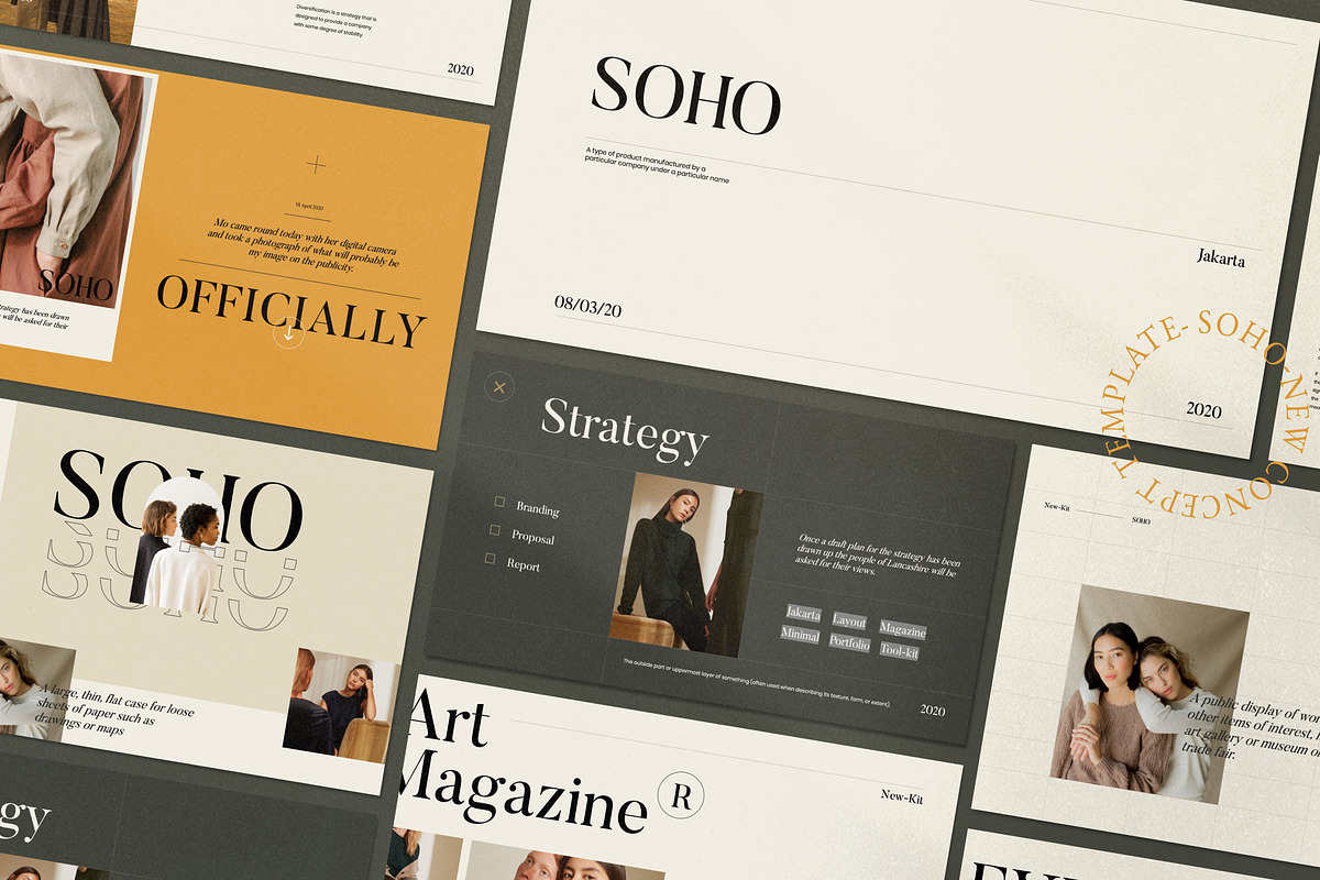 Soho - Google Slides, a Presentation Template by Dirtytemp Studio (Photo 1 of 8)