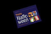 Halloween Party Greeting Card, a Card Template by Neermana (Thumbnail 3 of 4)