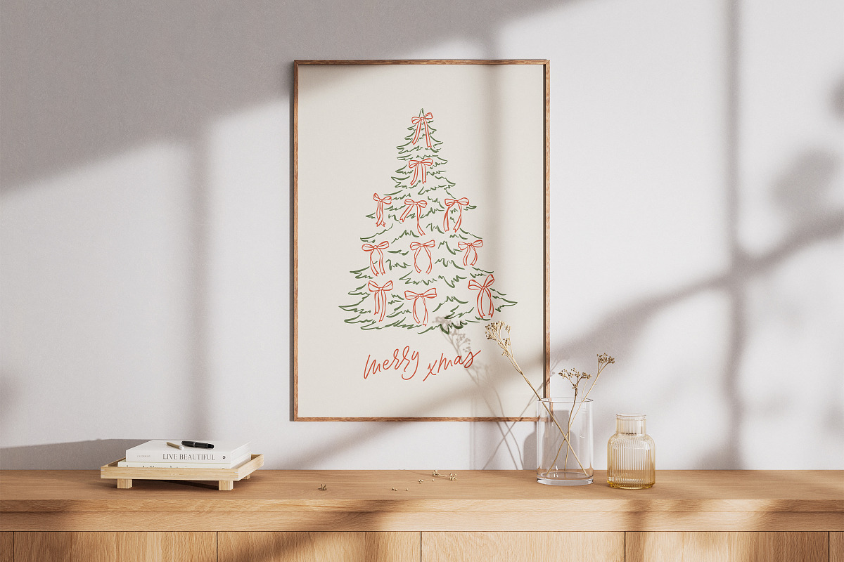 Whimsical Christmas Illustrations, an Object Graphic by DesignThatMatters (Photo 8 of 16)