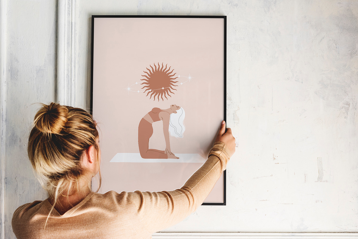 Yoga Poses Illustrations Collection, a Healthcare Illustration by Katerina Osa (Photo 12 of 12)