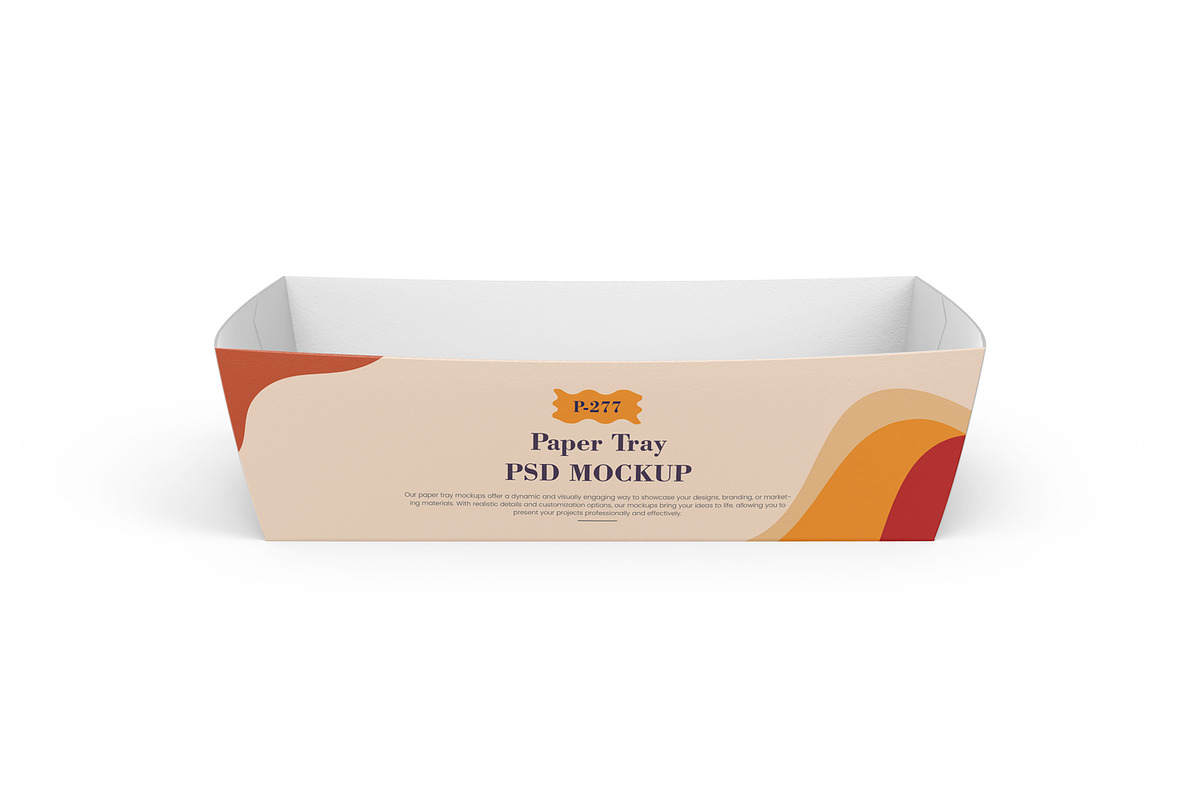 Paper Tray Mockup, a Packaging Mockup by Ram Studio (Photo 10 of 13)