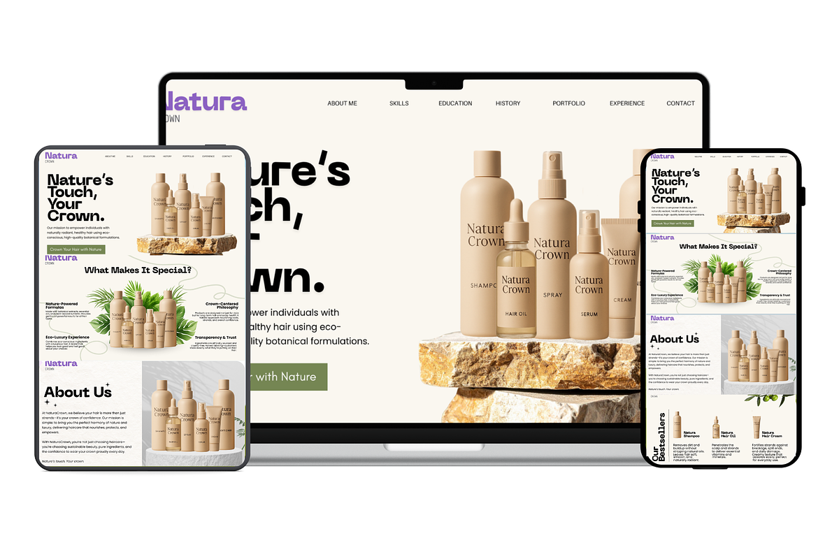 Beauty & Wellness Website Template preview 5