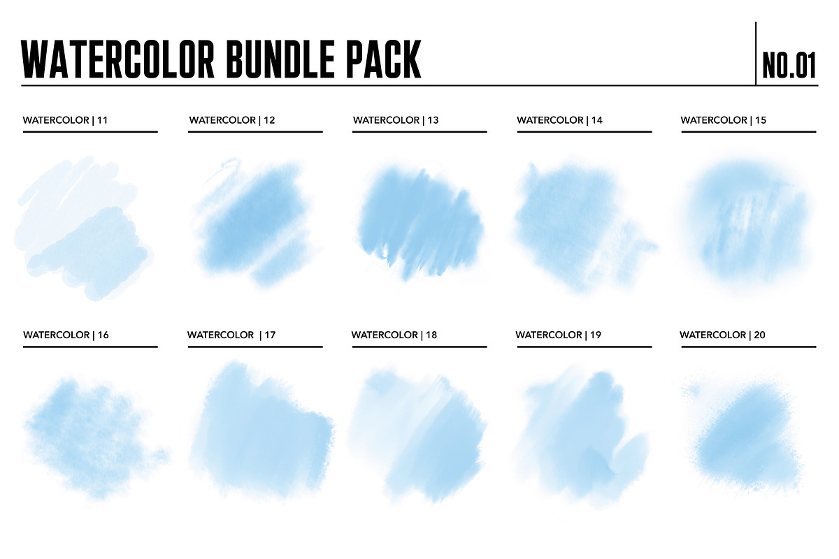 Watercolor Brush Bundle, a Brush Add-On by Quiver Supply Co. (Photo 6 of 9)