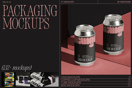 Mockup packaging set - part 3