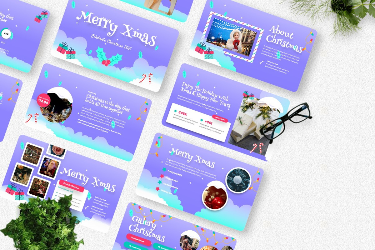 Santta - Christmas Googleslide, a Presentation Template by Dhabee (Photo 1 of 7)