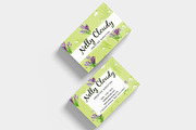 Watercolor Creative Business Card, a Business Card Template by land art (Thumbnail 3 of 10)