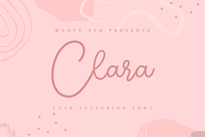 Clara Cute Lettering Font