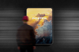 Street & Subway Poster Mockups