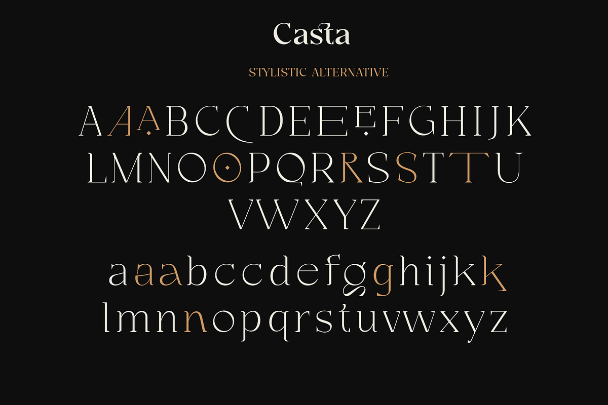 Casta – Display Sans Serif Font, a Sans Serif Font by Dirtyline Studio (Photo 20 of 23)