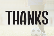 Simple Football | Script Font, a Script Font by Scratchones (Thumbnail 7 of 7)