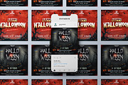 2 Halloween Instagram Flyers (PSD), a Social Media Template by PixelsDesign (Thumbnail 2 of 3)