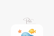 27 Dolphin Clipart, an Animal Illustration by Pati Charm Studio (Thumbnail 6 of 8)