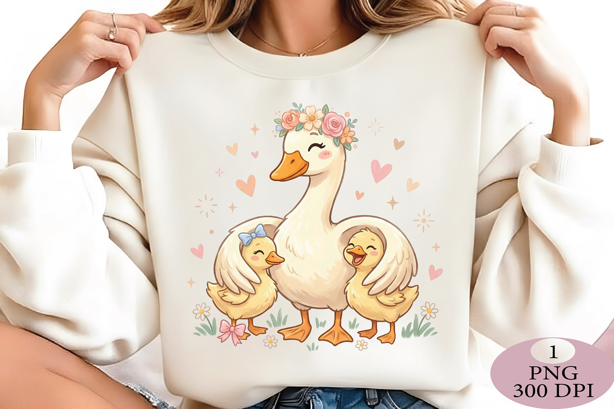 Duck family PNG, an Illustration by Daily.Designs (Photo 5 of 5)