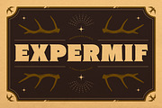 Expermif, a Serif Font by graphicook (Thumbnail 1 of 10)