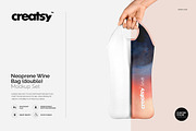 Neoprene Wine Bag Double Mockup Set, a Product Mockup by creatsy4 (Thumbnail 1 of 10)