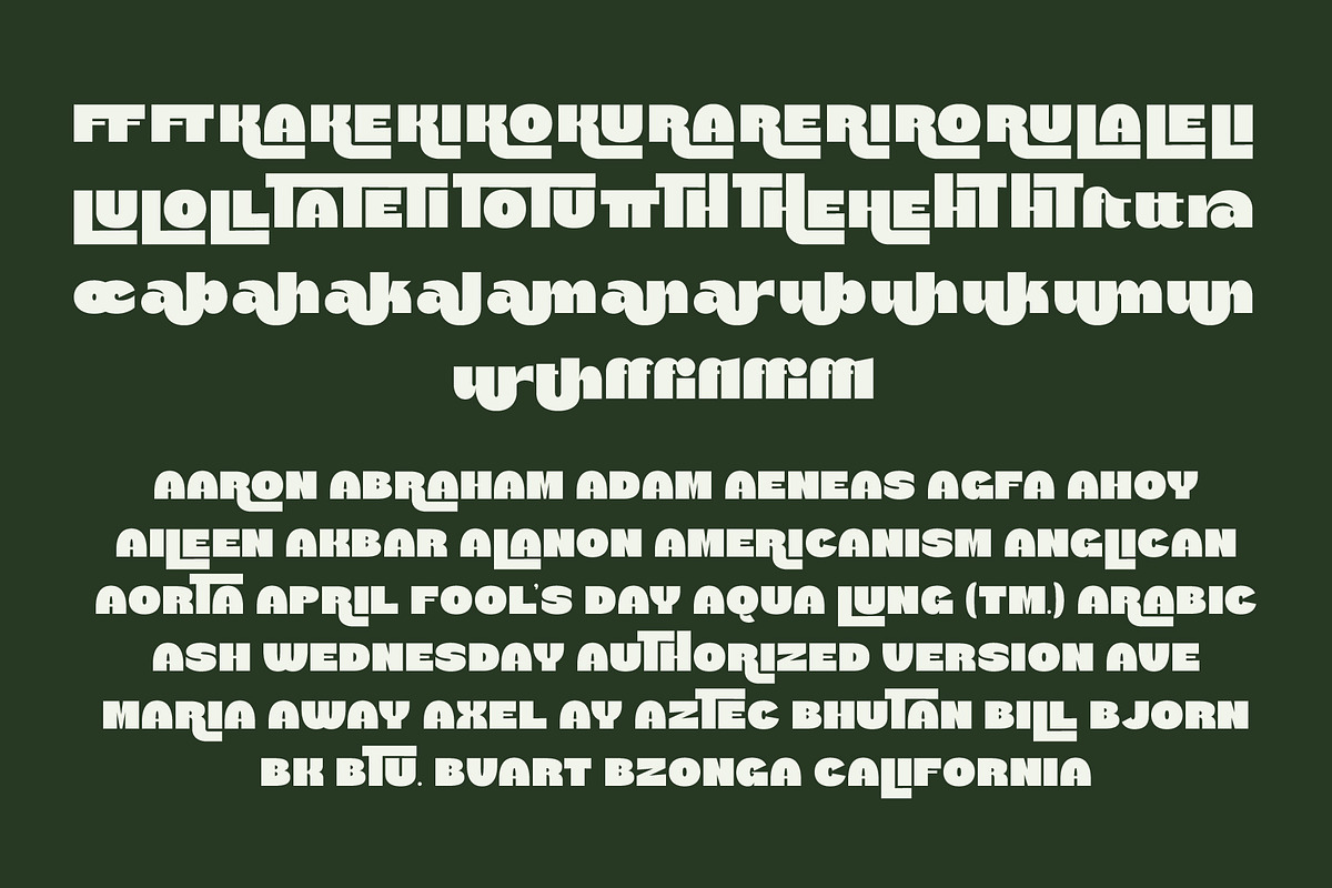 Trufter - Retro Bold Font, a Sans Serif Font by Brainwaves.Studio (Photo 4 of 6)