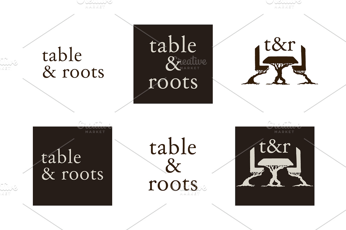 Table & Tree Roots / Furniture Logo, a Branding & Logo Template by Onyx Templates (Photo 6 of 8)